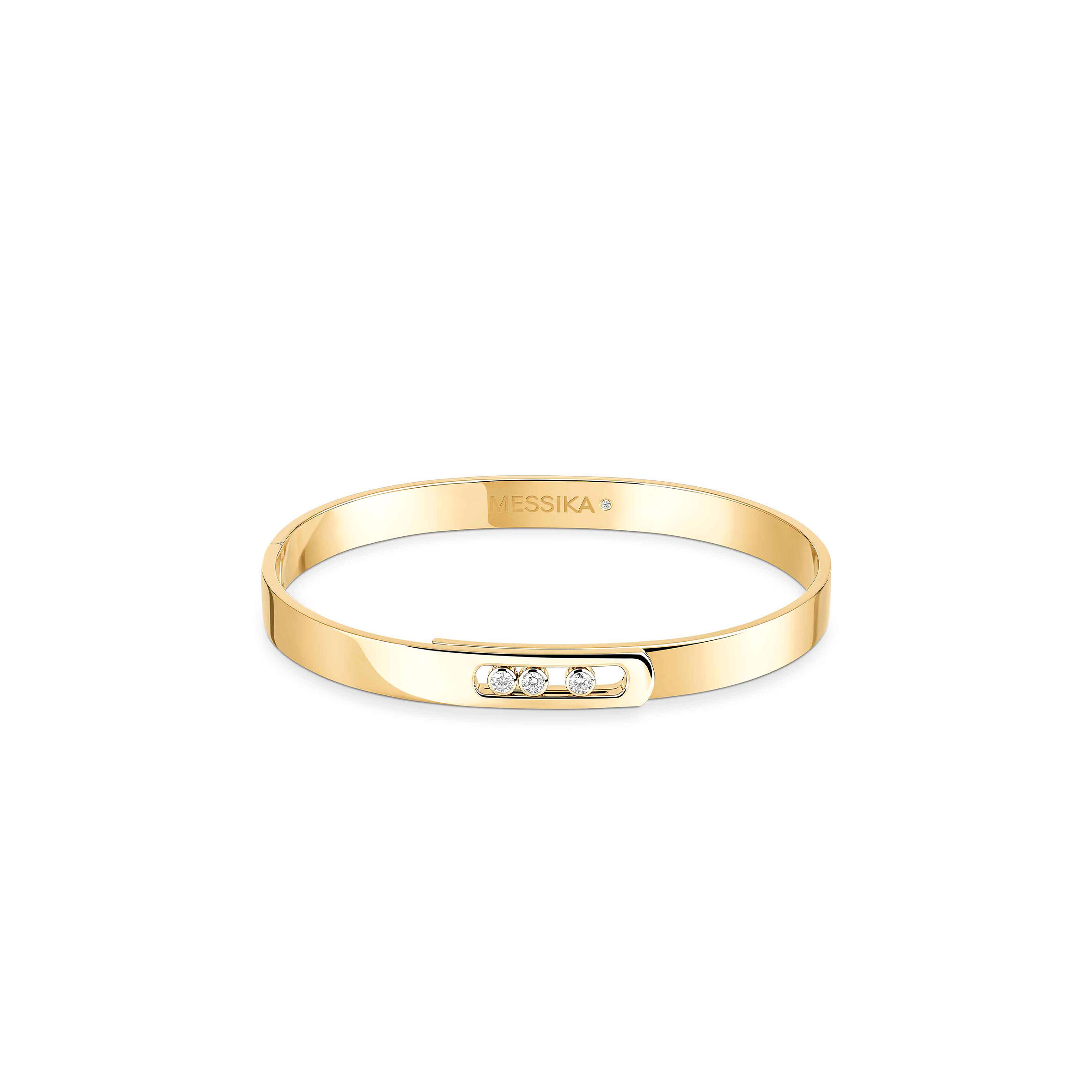 Mes1kaa move noa bangle yellow gold d1am0nd bracelet 06368